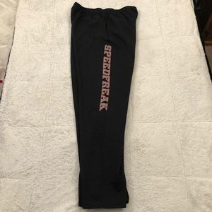 Speed Freak Live Free or Die Motorcycle Black Sweat Pants Joggers Mens Size XL